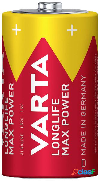 Varta LONGLIFE Max Power D Bli 2 Batteria Torcia (D)