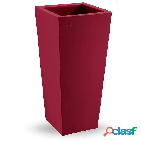 Vaso Genesis Quadrato Rosso - Vasi da esterni