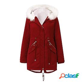 Womens Winter Jacket Winter Coat Parka Outdoor Daily Wear