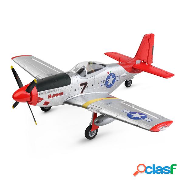 XK A280 P-51 Mustang 3D/6G System 560mm Apertura alare