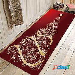 festa di natale flanella tappetino tappeto porta mat