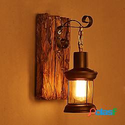 lampada da parete a testa singola industriale rustico