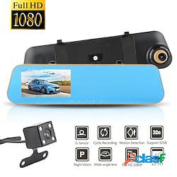 1080p hd display lcd da 4,3 pollici fotocamera posteriore