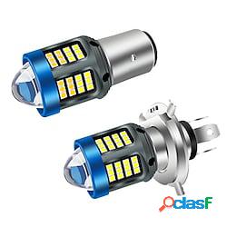 2000lm dc 12v faro moto led lampadine abbaglianti /