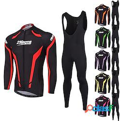21Grams Per uomo Maglia con salopette lunga da ciclismo