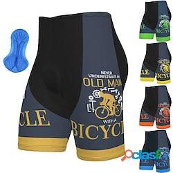 21Grams Per uomo Pantaloncini da bici Pantaloncini imbottiti