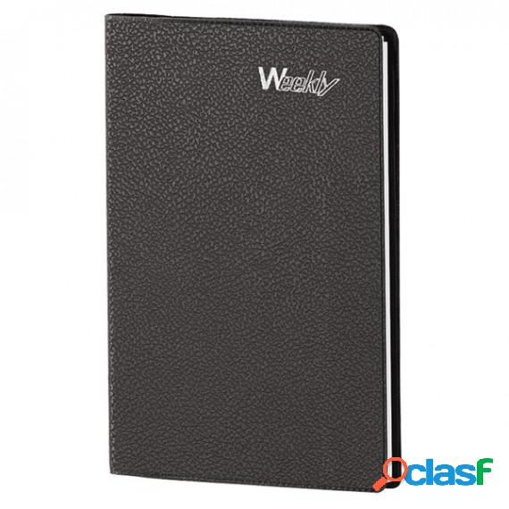 Agenda settimanale Weekly 2023 - PPL - 8 x 16 cm - nero -