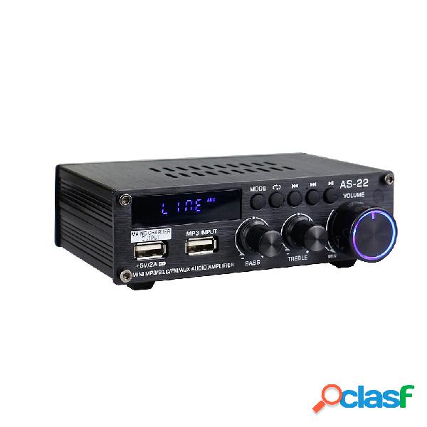 AirAux AS-22 Mini Amplificatore Digitale Stereo Bluetooth