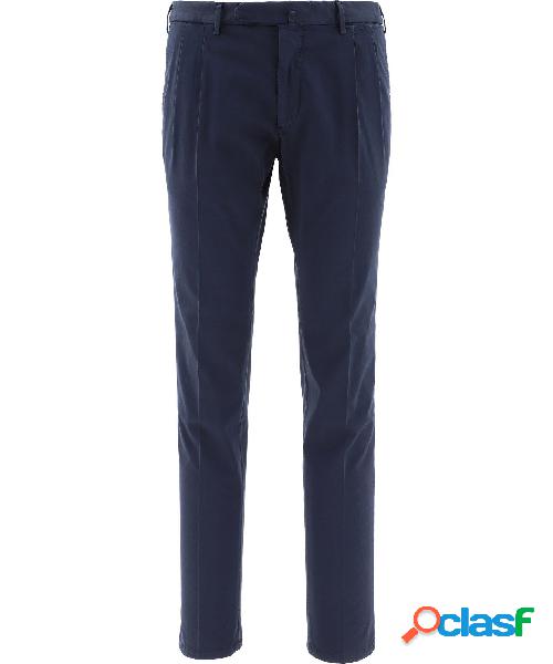 BIAGIO SANTANIELLO PANTALONI UOMO 586TEVODSE21979 COTONE BLU