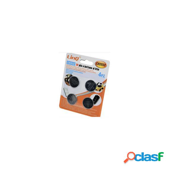 Batterie Linq Cr2032 Confezione 4Pz Batteria Bottone Al