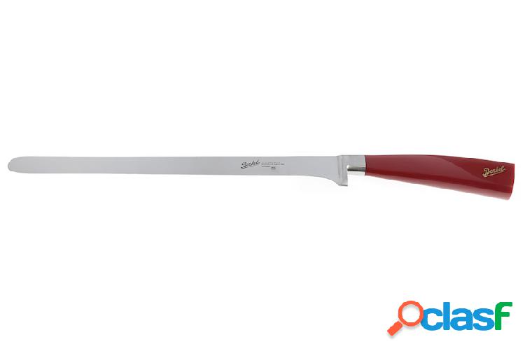 Berkel Coltello prosciutto Elegance acciaio con manico rosso