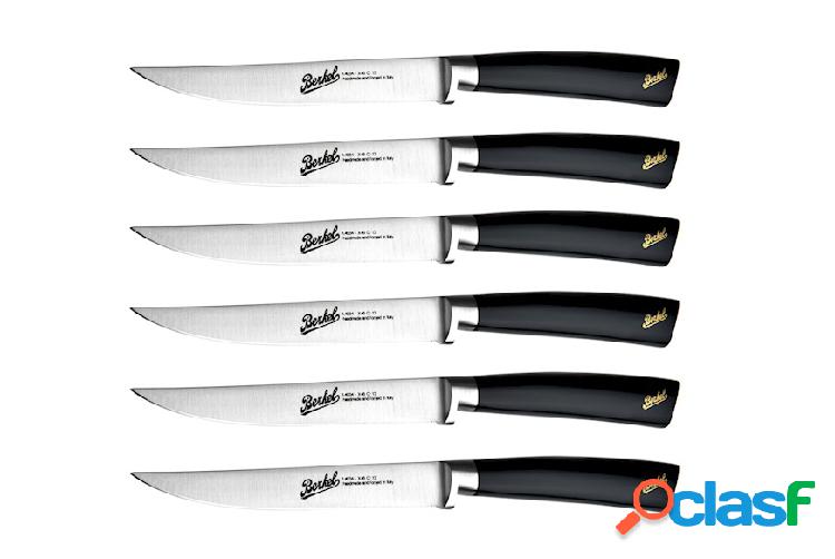 Berkel Set 6 pezzi coltelli bistecca Elegance acciaio con