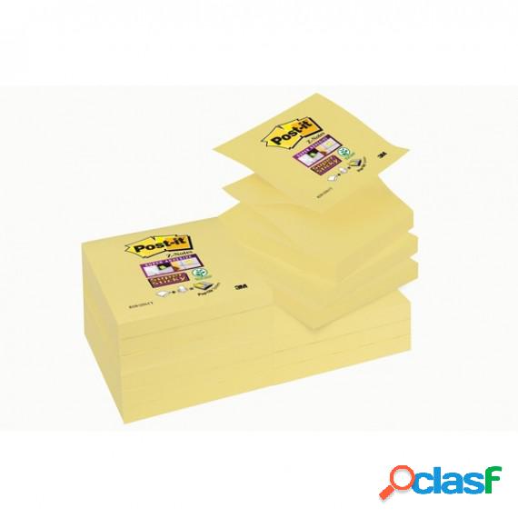 Blocco Post it Super Sticky Z Notes - R330-123SS-CY - 76 x