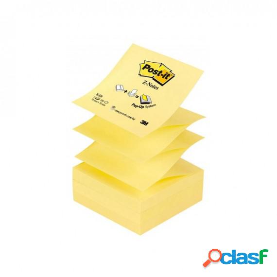 Blocco Post it Z Notes - R330 - 76 x 76 mm - giallo Canary -