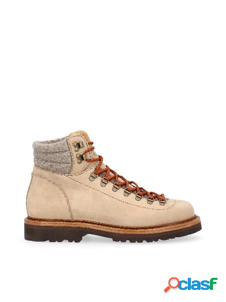 Boot Mountain in nabuck con fodera in feltro di lana merinos
