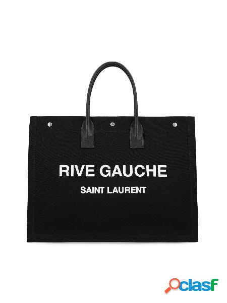 Borsa Shopping Rive Gauche in Feltro E Pelle