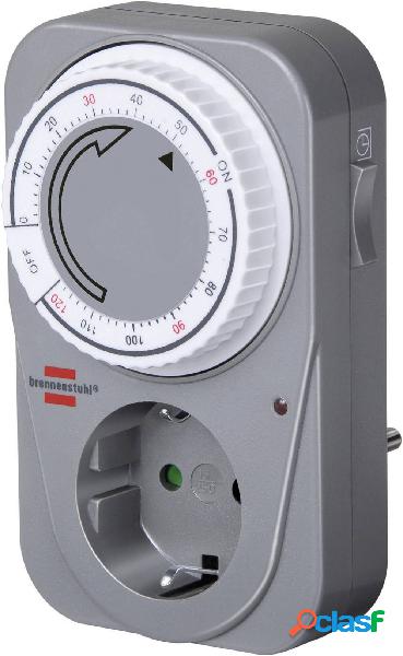 Brennenstuhl 1506590 Timer a spina analogico Giornaliero 1,