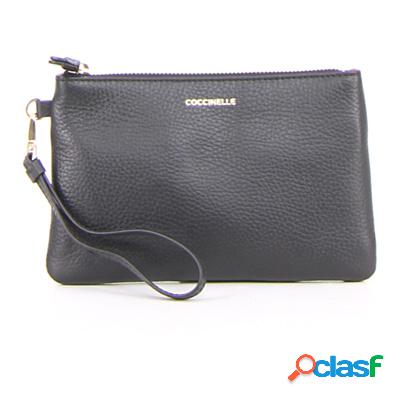 COCCINELLE New Best Soft pochette con laccio da polso - nero