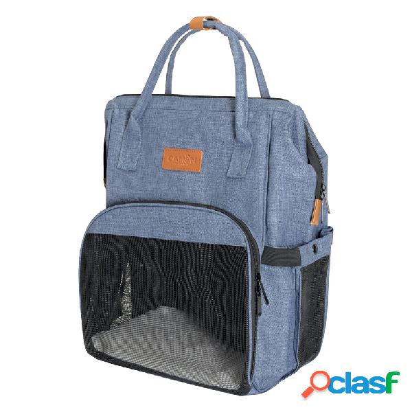 Camon Borsa zainetto per piccoli animali Blu