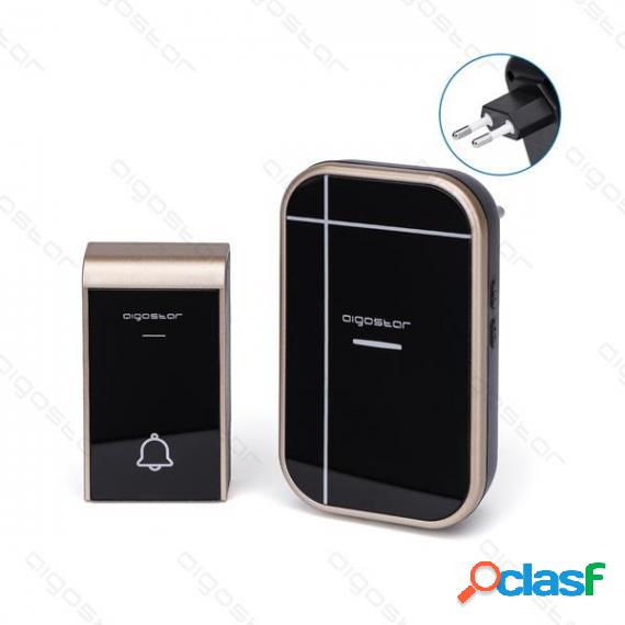 Campanello Wireless Black Mod.1 Digitale - Impermeabile -