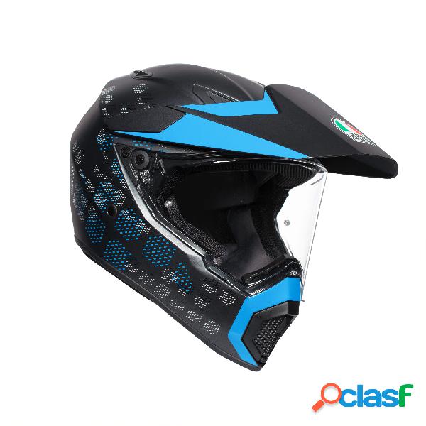 Casco integrale touring AGV AX9 PLK MULTI ANTARTICA nero