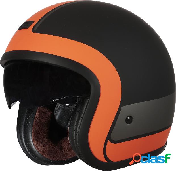 Casco jet ORIGINE SPRINT RECORD Arancio Nero Opaco