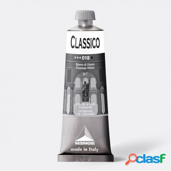 Colore a olio - extrafine - 60 ml - bianco di titanio -