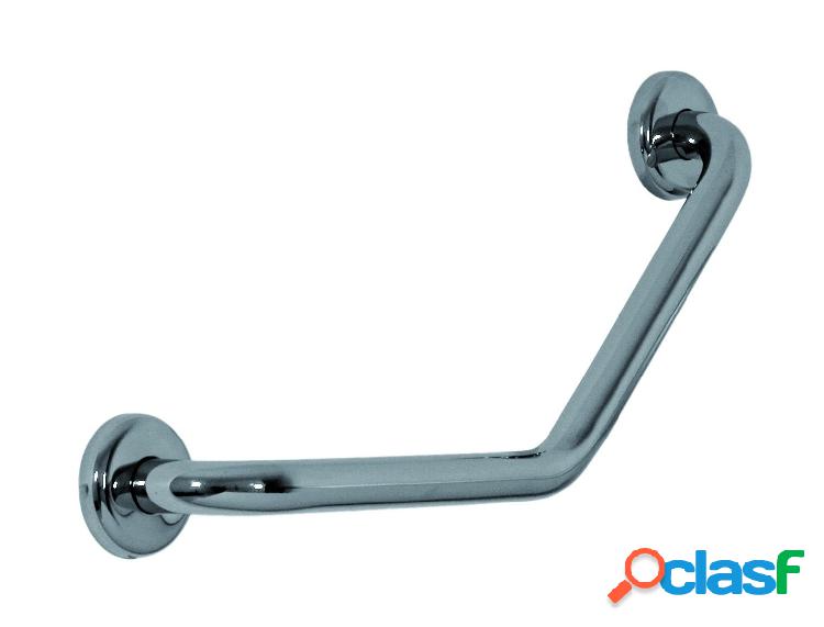 Corrimano 45° in acciaio inox lucido