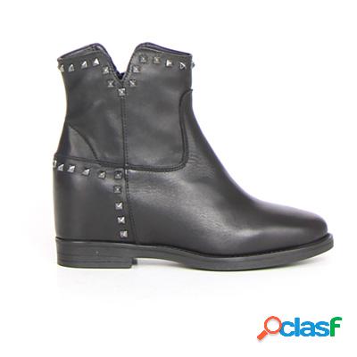 DEEP Stivaletto con zeppa interna - nero