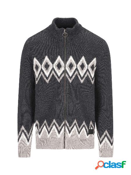 Egdon Knitted Zip Thru Knit