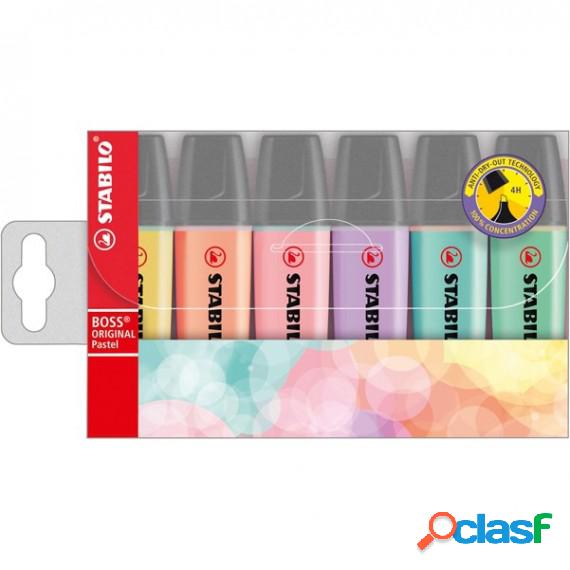 Evidenziatore Boss Original Pastel - tratto 2 - 5 mm -
