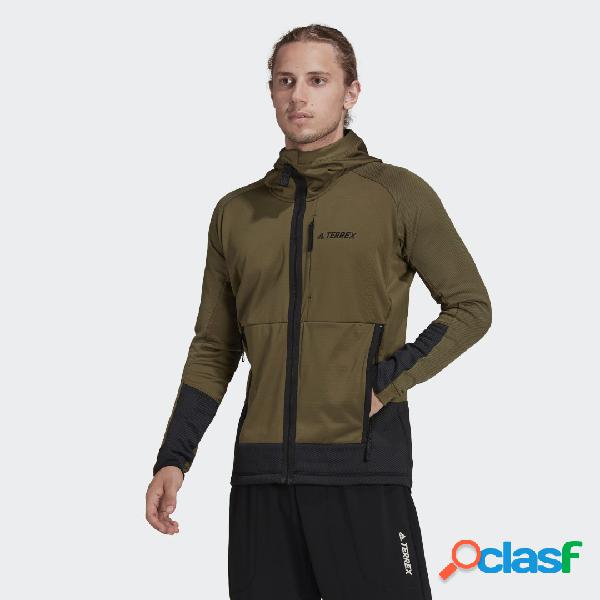 Giacca Terrex Tech Flooce Hooded Hiking Fleece