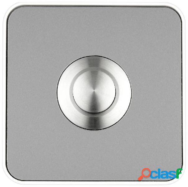 Grothe 64180 Campanello Finitura in acciaio inox, Bianco