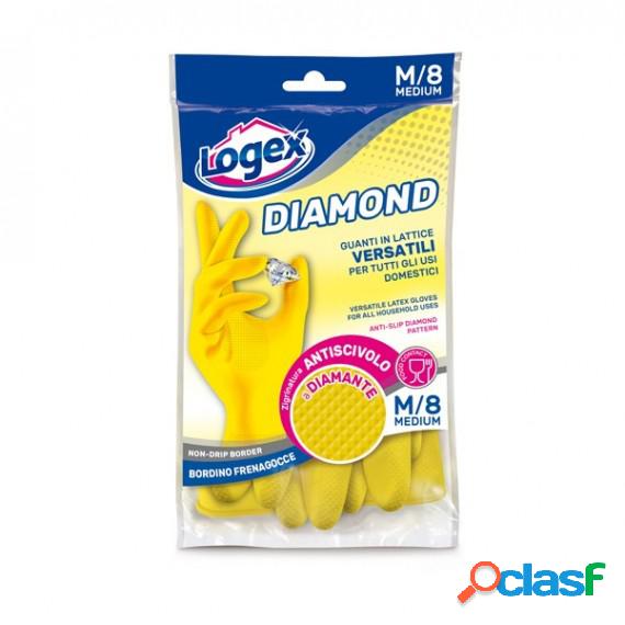 Guanti in lattice Diamond - taglia M - giallo - Logex