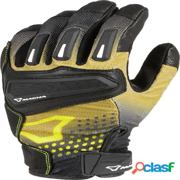 Guanti moto donna estivi Macna Jugo Nero Giallo fluo