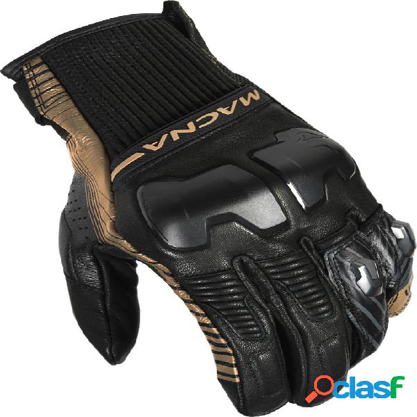 Guanti moto pelle estivi Macna Ultraxx Nero Oro