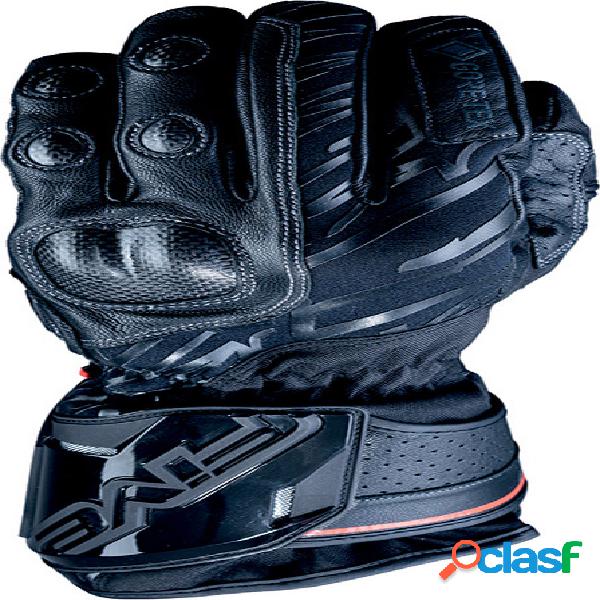 Guanti moto pelle racing invernali Five WFX MAX Goretex Nero