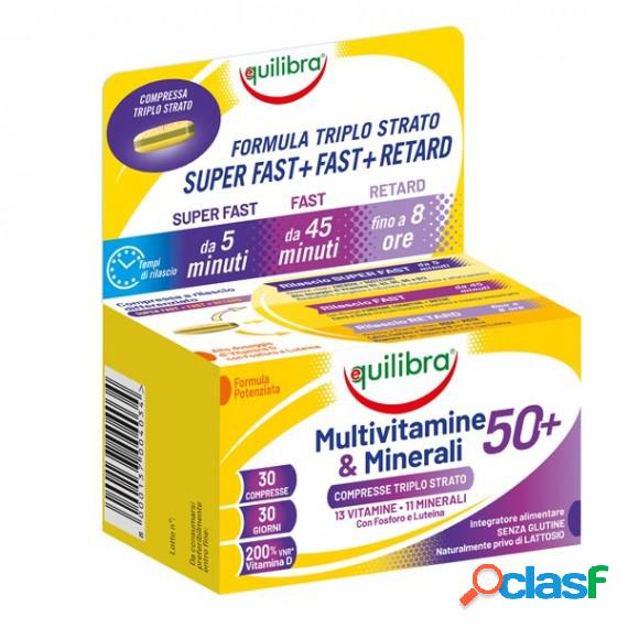 Integratore Multivitamine Minerali 50 + - 30 compresse