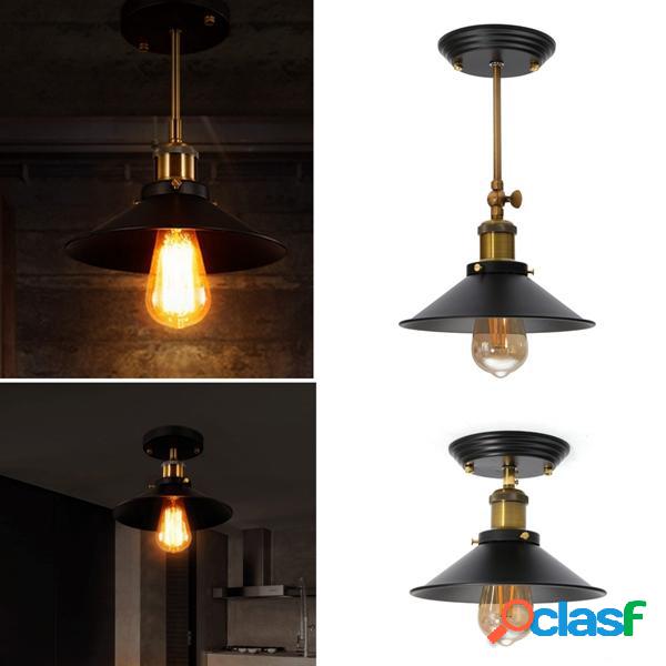 Lampada da soffitto Retro industriale E27 riparo della