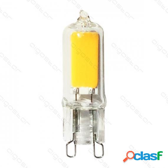 Lampadina Led G9 2W 200 Lumen 3000K Luce Calda In Vetro