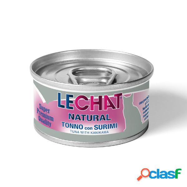 Lechat Natural Cat Adult Tonno con Surimi 80 gr