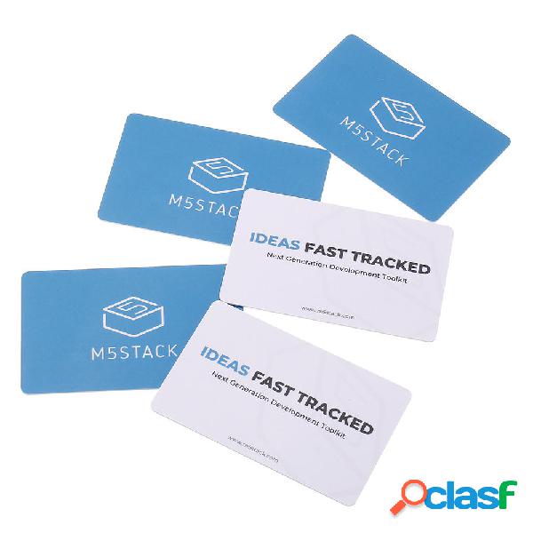 M5Stack® 5Pcs 13.56MHz RFID Carrello smart card senza