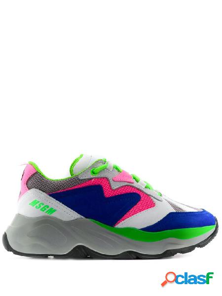 MSGM SNEAKERS DONNA 2642MDS208670085 PELLE BLU