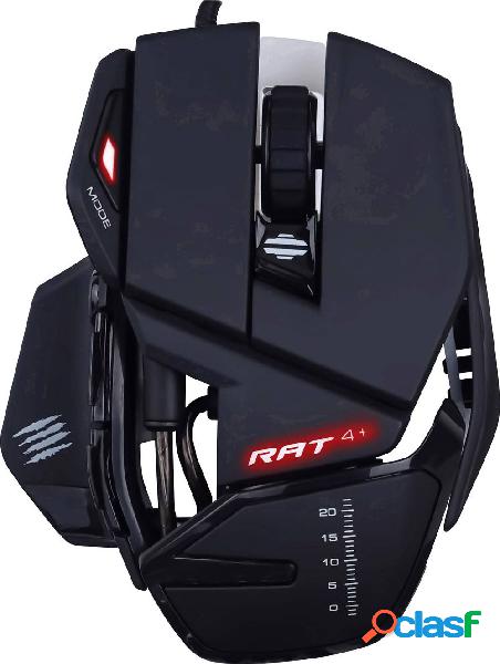 MadCatz R.A.T. 4+ Mouse da gioco USB Ottico Nero 9 Tasti