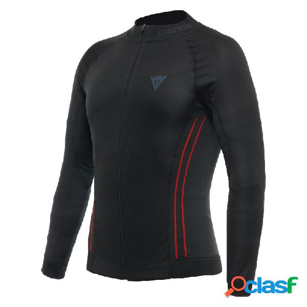 Maglia termica moto Dainese antivento Nero Rosso