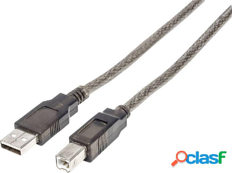 Manhattan Cavo USB USB 2.0 Spina USB-A, Spina USB-B 15.00 m