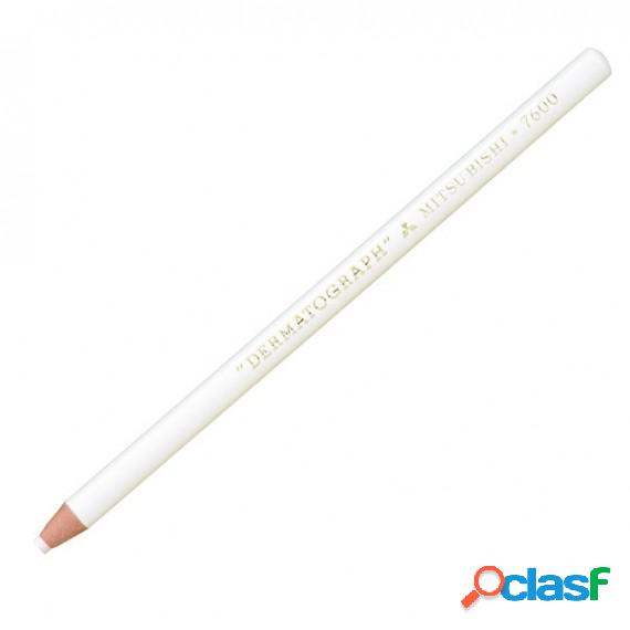 Matita dermotografica 7600 - bianco - Uni Mitsubishi
