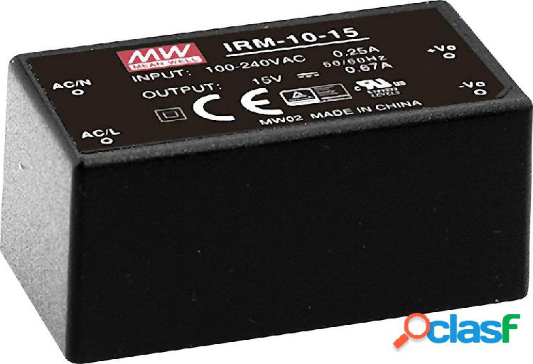 Mean Well IRM-10-24 Alimentatore da circuito stampato AC /