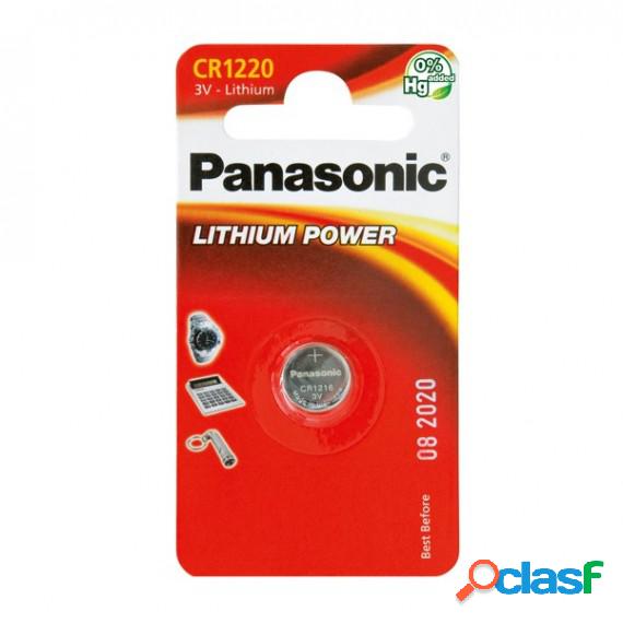 Micropila CR1220 - litio - Panasonic - blister 1 pezzo