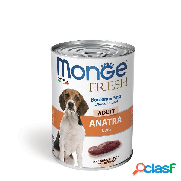 Monge Fresh Dog Adult Bocconi in Paté con Anatra 400 gr